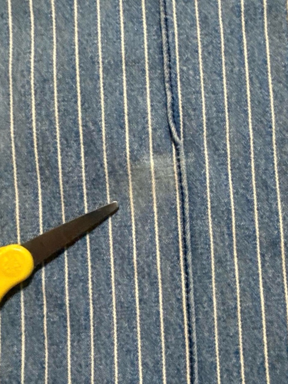 Revice Denim Pinstripe Star Flare Jeans Size 31 High Rise Retro Y2K - Picture 5 of 7